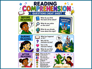 reading comprehension questions