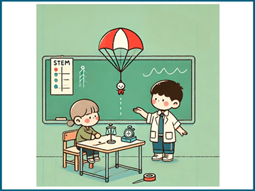 STEM challenge: parachute drop