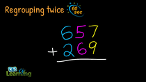 Addition with Two Regroupings Math Video