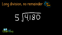 Long Division, No Remainder | Example