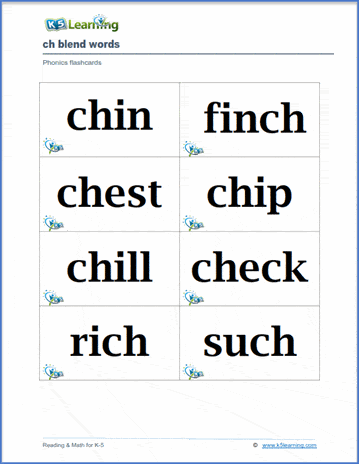 Reading flashcards