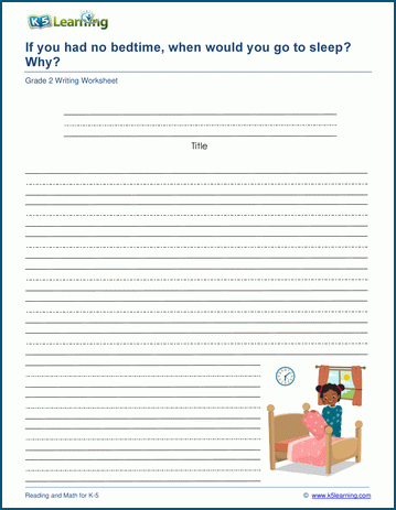 Paragraph writing prompts worksheet