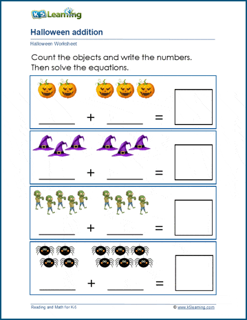 Halloween math | K5 Learning