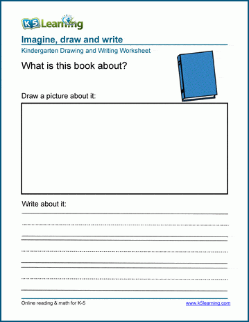 Draw and write worksheet: What is the book about?