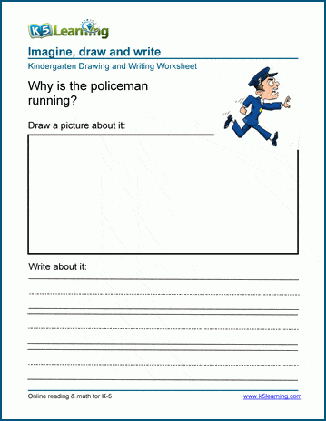 Why is the policeman running? | K5 Learning