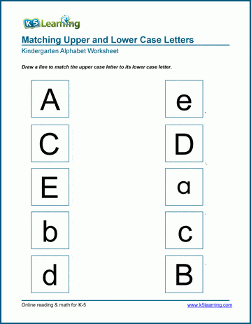 Matching upper and lower case A, B, C, D, E