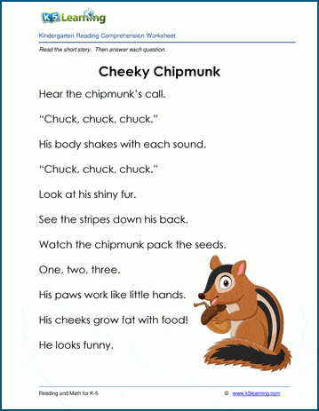 Cheeky Chipmunk - Children's Story