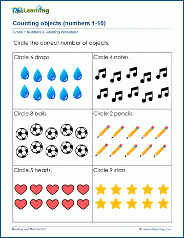 Mathematics Package 1 - Learning Numbers 1 to 10