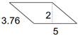 Area of triangles, parallelograms and trapezoids example