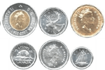 Counting Canadian Money - All coins example