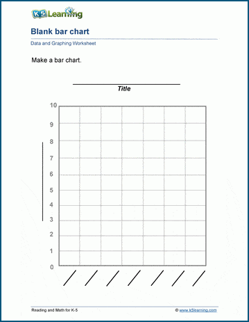 Grade 1 blank bar charts