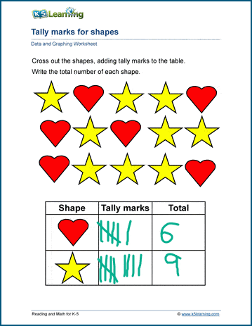 grade 1 data graphing worksheets k5 learning