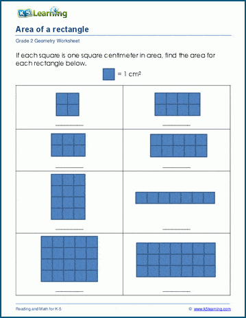 Area worksheets