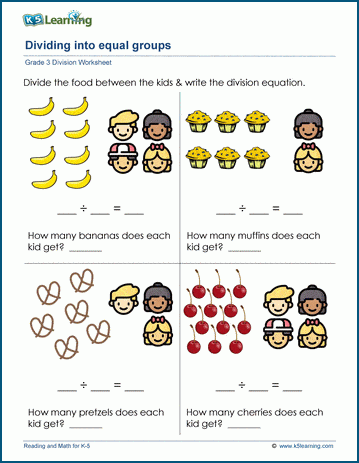 Equal Groups & Division | K5 Learning