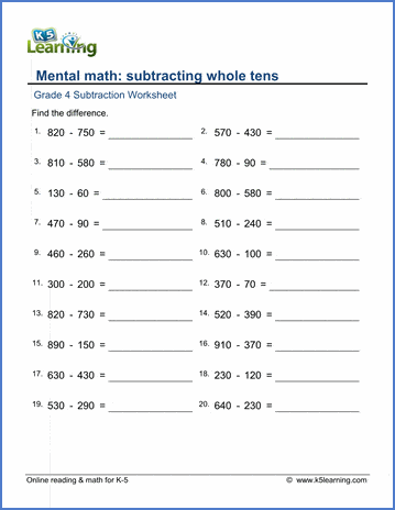 6th grade math worksheets k5 learning