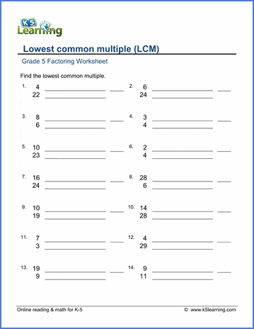 Common multiple