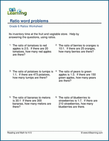 problem solving ratio and proportion worksheet