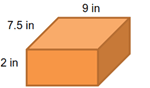 Surface area and volume of rectangular prisms example