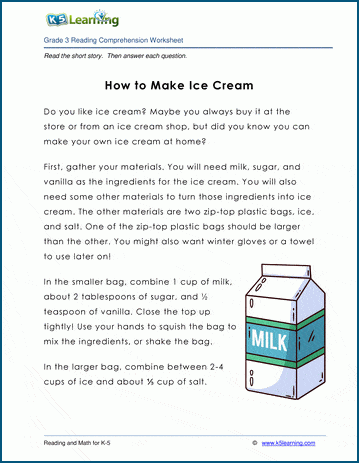 essay on how to make ice cream