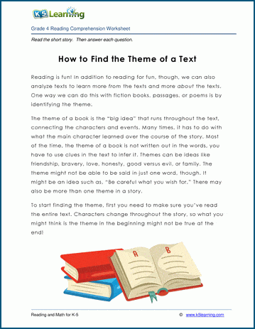 Grade 4 Children's Story - How to Find the Theme of a Text