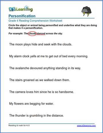 Personification | K5 Learning