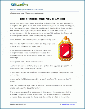 The Princess Who Never Smiled - Children's Fable