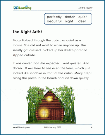 Level L1  Children's Story - The Night Artist