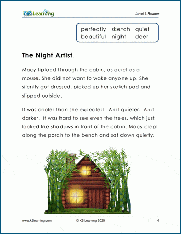 The Night Artist - Level L Children's Story | K5 Learning