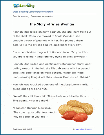 The Story of a Wise Woman - Grade 3 Children's Fable | K5 Learning