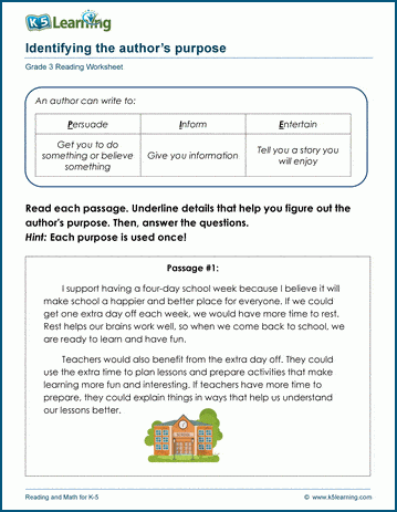 Story Elements Worksheets | K5 Learning