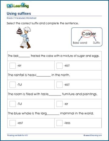 identify prefix worksheets k5 learning