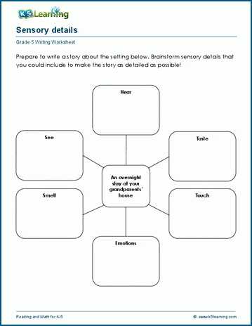 Imagery worksheets